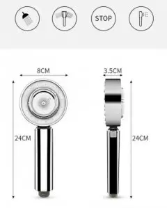 Насадка для душу двостороння 3 режими Multifunctional Faucet 9006 - Зображення 7