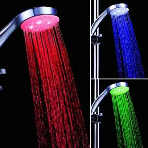 Насадка лійка для душу LED SHOWER 3 colour - Зображення 4