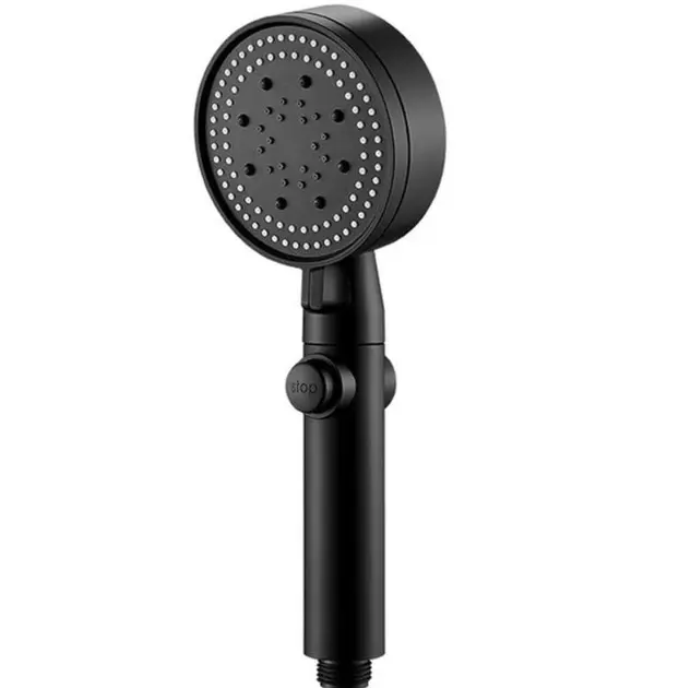 Насадка лійка для душу високого тиску 4 режими з кнопкою включення SHOWER AA1-4