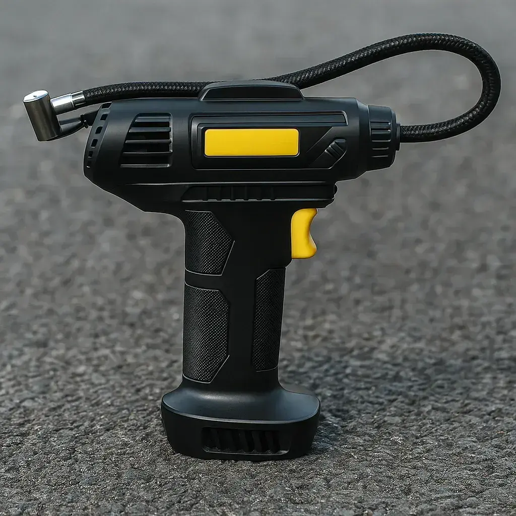 Насос для накачування шин, професійний портативний автокомпресор з цифровим дисплеєм Vehicle mounted pump AND LY-910 - Зображення 3