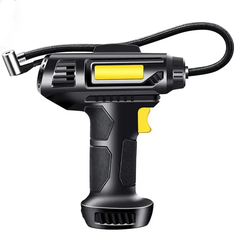 Насос для накачування шин, професійний портативний автокомпресор з цифровим дисплеєм Vehicle mounted pump AND LY-910 - Зображення 2