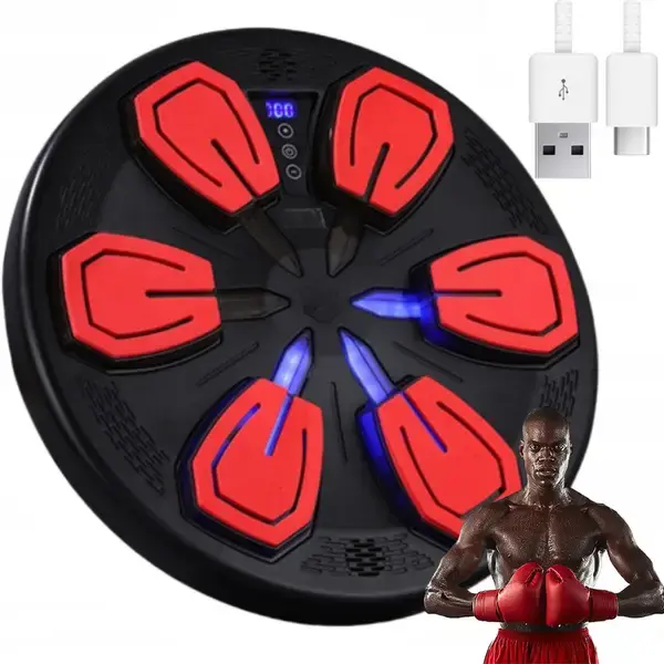 Настінна боксерська мішень 40х40х7, 5 см. Інтерактивна мішень для боксу