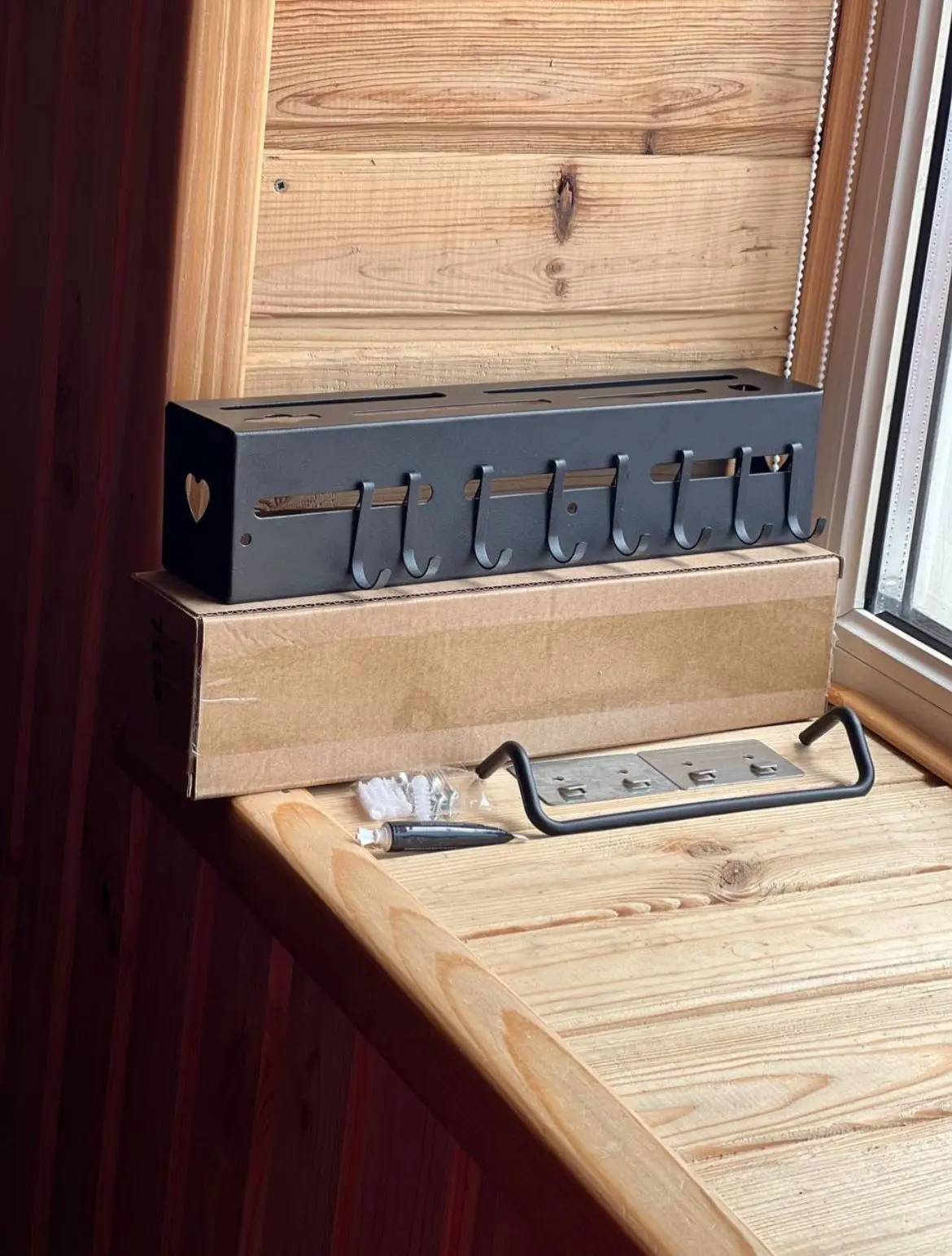 Настінна багатофункціональна стійка для зберігання кухонного приладдя 30 см - Зображення 2