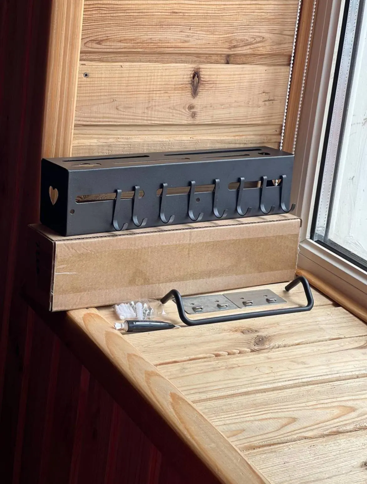 Настінна багатофункціональна стійка для зберігання кухонного приладдя 30 см - Зображення 3