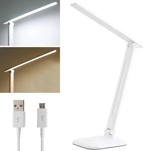 Настільна акумуляторна LED лампа з USB-зарядкою TaigeXin TGX-782 - Зображення 4