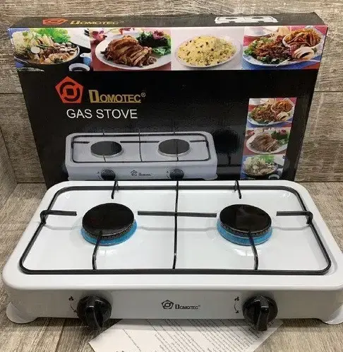 Настільна газова плита Domotec MS-6602/4063 на 2 конфорки Біла - Зображення 6