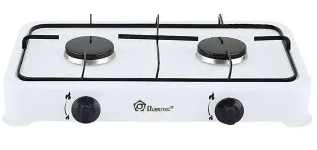 Настільна газова плита Domotec MS-6602/4063 на 2 конфорки Біла - Зображення 5