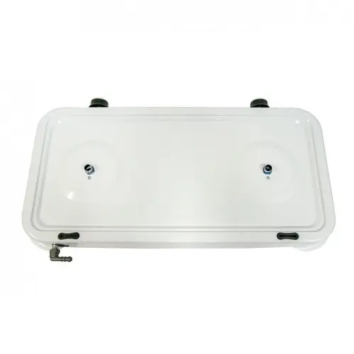 Настільна газова плита на 2 конфорки STARLUX SGS 6002 (біла) - Зображення 3