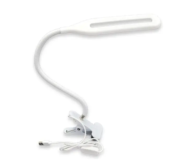 Настільна лампа на прищіпці гнучка LED Beluck BL-01 з кабелем USB - Зображення 4