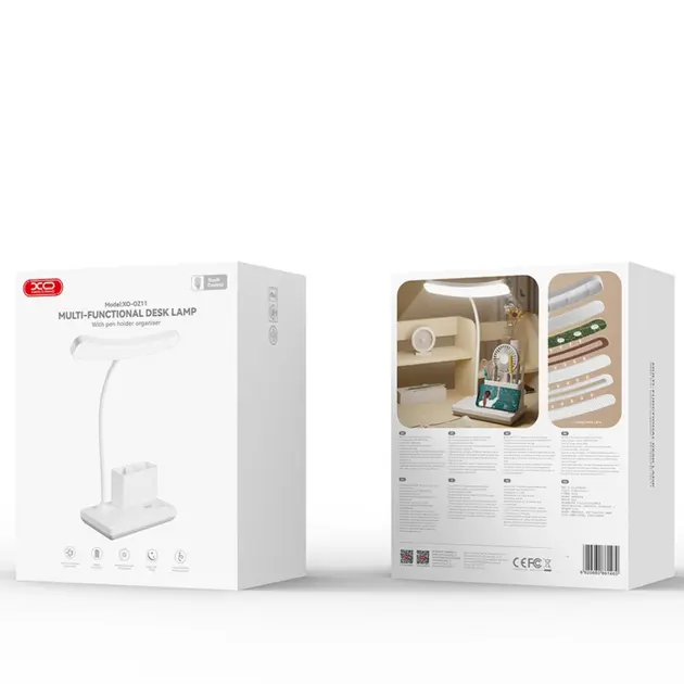 Настільна LED лампа на акумуляторі бездротова гнучка світлодіодна гнучка на робочий стіл зарядка від USB - Зображення 3