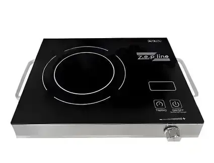 Настольная плита электрическая сенсорная инфракрасная одноконфорочная Zepline ZP-061 2200 Вт - Зображення 4