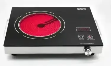 Настольная плита электрическая сенсорная инфракрасная одноконфорочная Zepline ZP-061 2200 Вт - Зображення 5