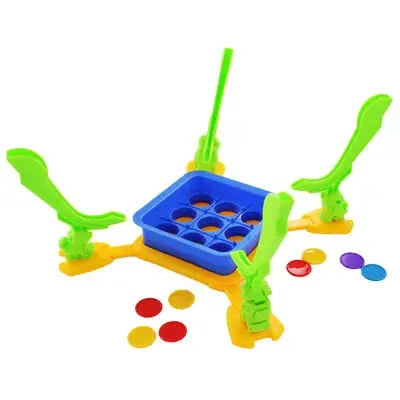 Настільна гра для сім'ї, 52 фішки Tic Tac & Stack / Дитяча гра інтерактивна - Зображення 3