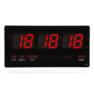 Настільно-настінний світлодіодний годинник з датчиком температури CW 4622