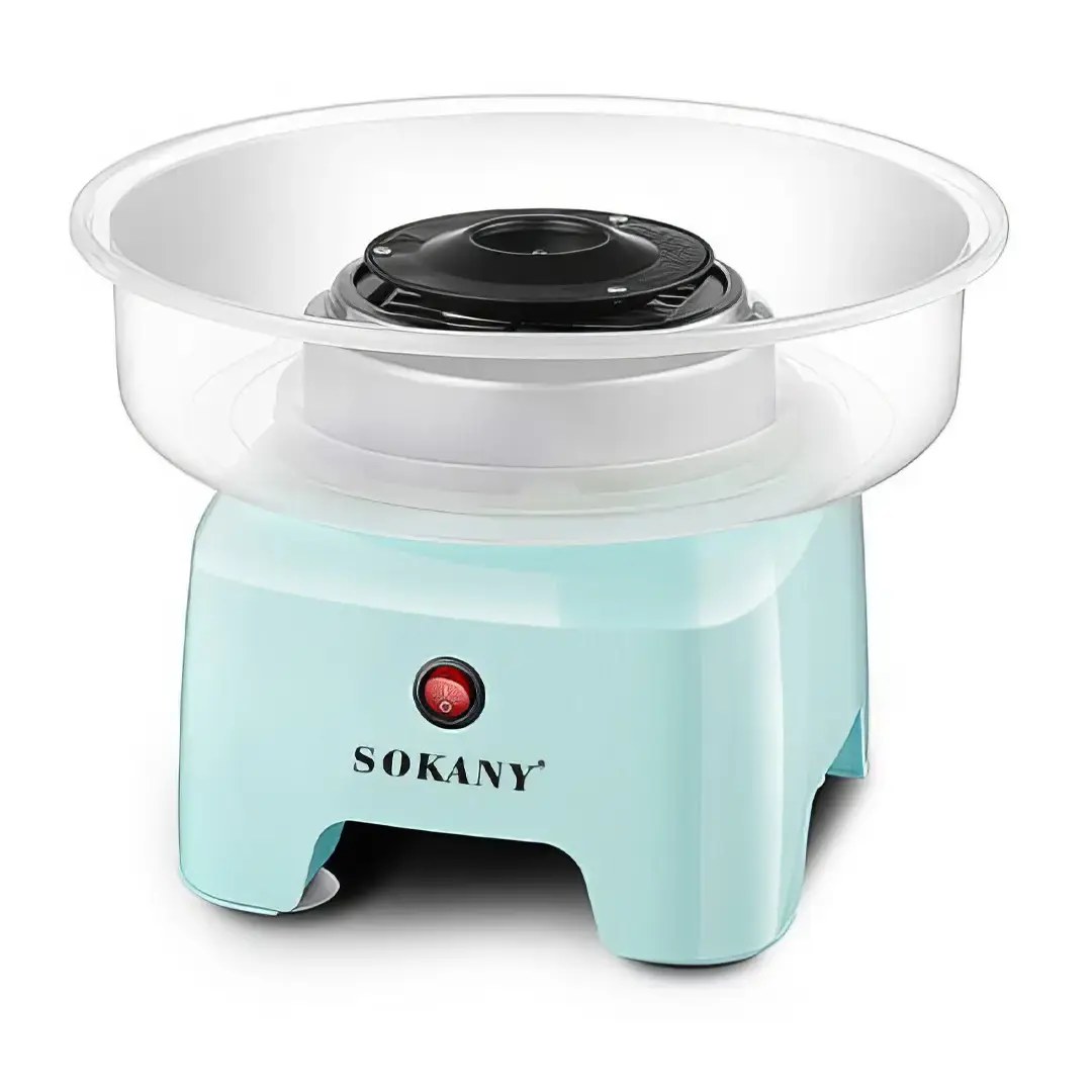 Апарат для виробництва цукрової вати Sokany 500W SK-520 рожевий - Зображення 4