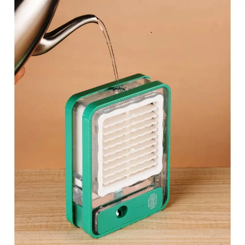 Настільний міні-вентилятор JISULIFE Вентилятор з USB та функцією зволоження 4-швидкості - Зображення 2