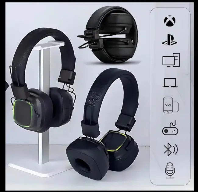 Бездротові навушники накладні Bluetooth MDR Marshall BT XY-30/9538 USB - Зображення 2