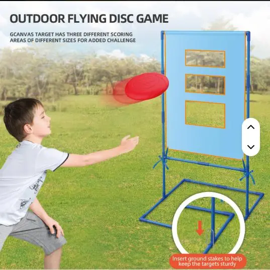 NEW Ігровий набір фрісбі з отвором стійка-мішень Frisbee - Зображення 3
