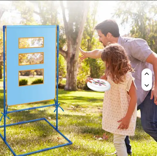 NEW Ігровий набір фрісбі з отвором стійка-мішень Frisbee - Зображення 2