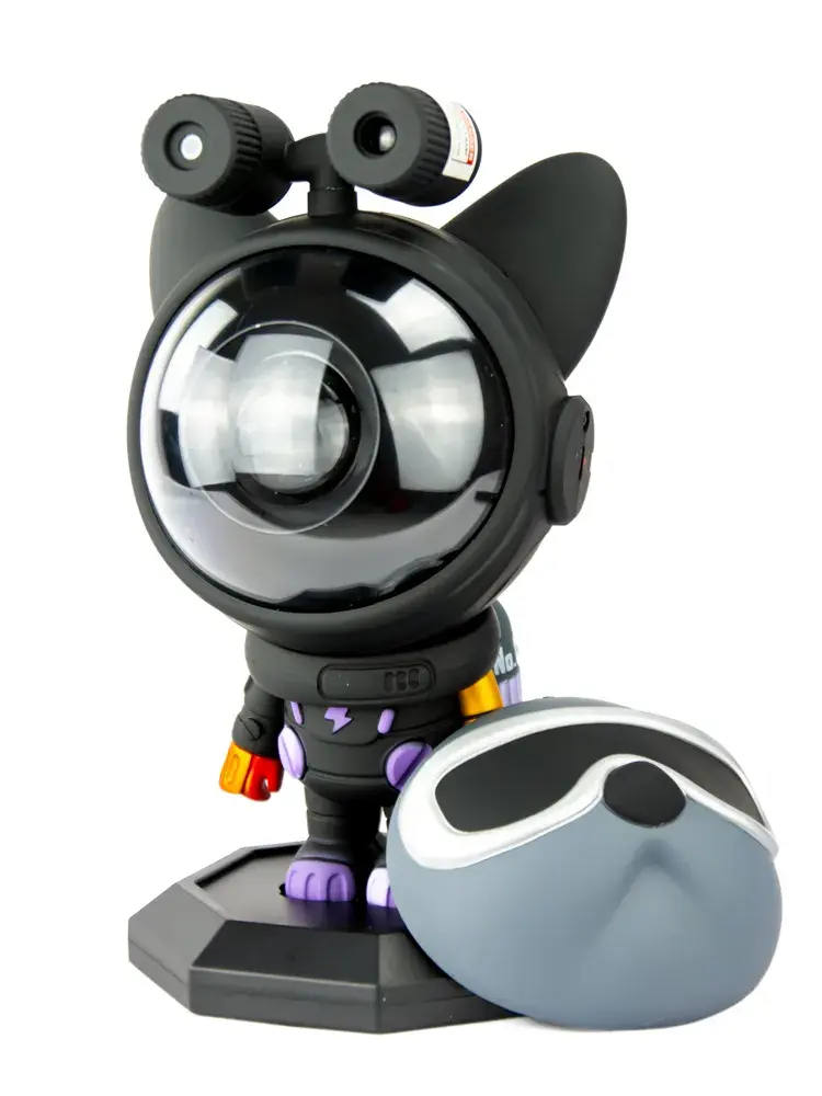 Нічник проектор зіркове небо CASTLELADY собака сіра космонавт ROBOT DOG - Зображення 6