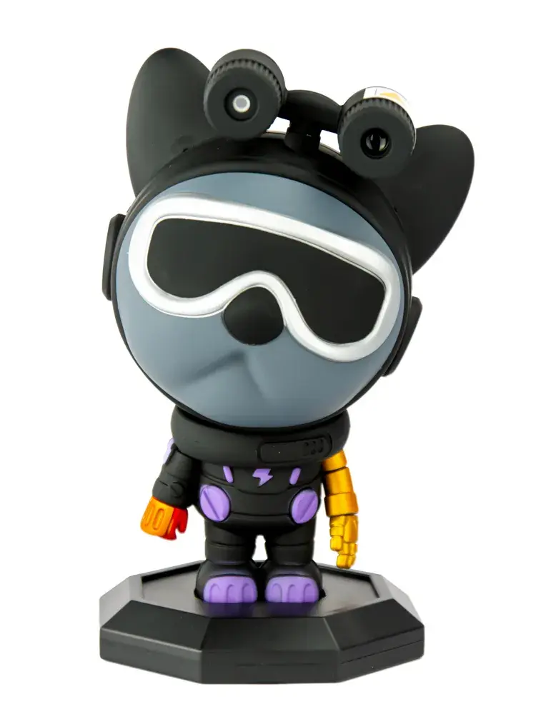 Нічник проектор зіркове небо CASTLELADY собака сіра космонавт ROBOT DOG - Зображення 2