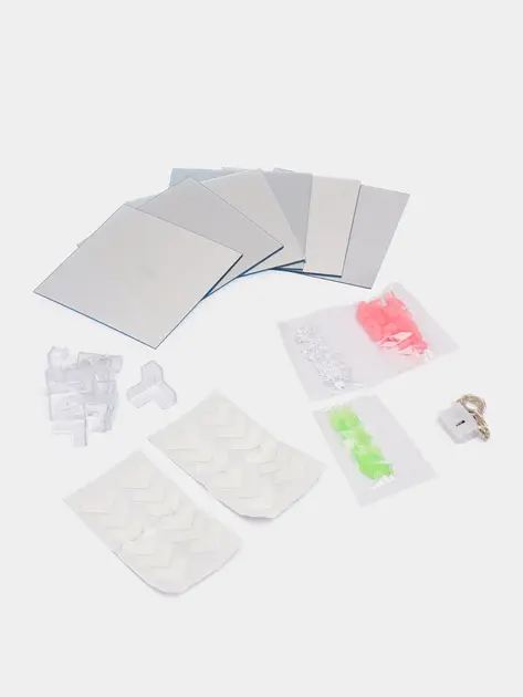 Нічний світильник "Нескінченні тюльпани" в кубі, набір для творчості - Зображення 5