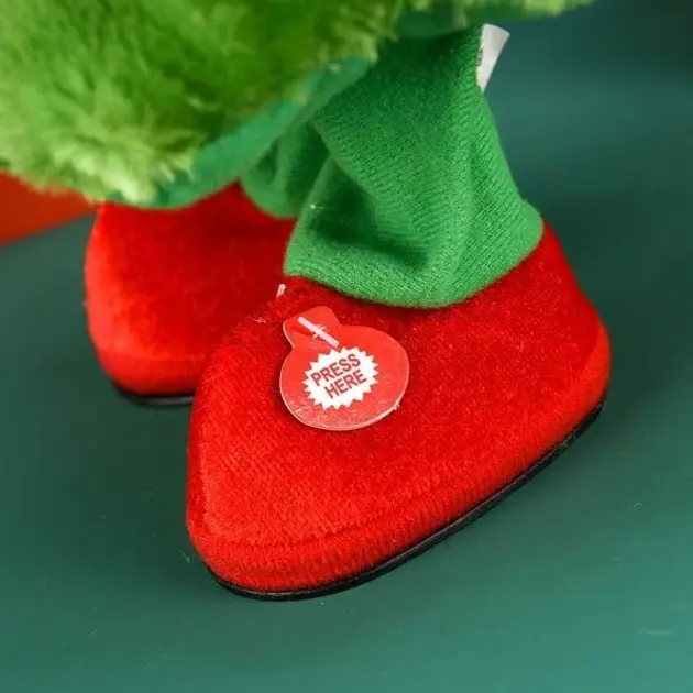 Новорічна дитяча іграшка, іграшка ялинка з веселою музикою та запальними танцями - Зображення 3