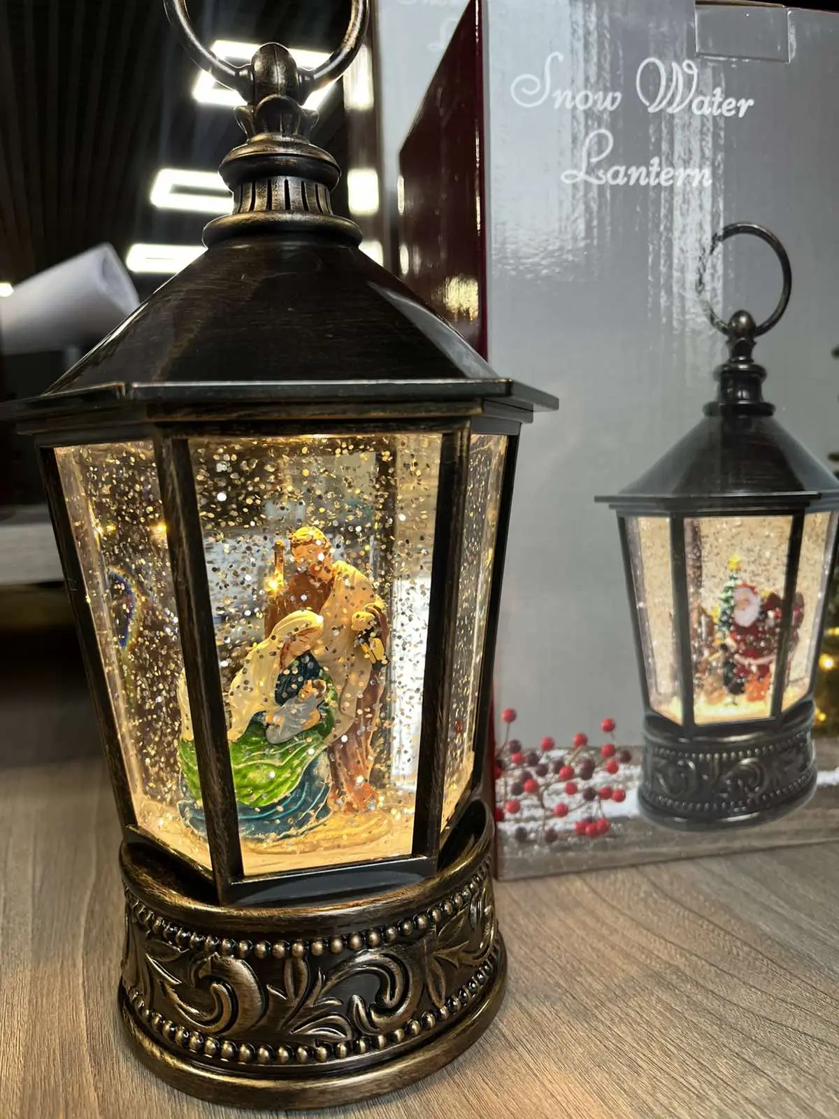 Музичний новорічний ліхтар XMAS WDL 24077A - Зображення 8