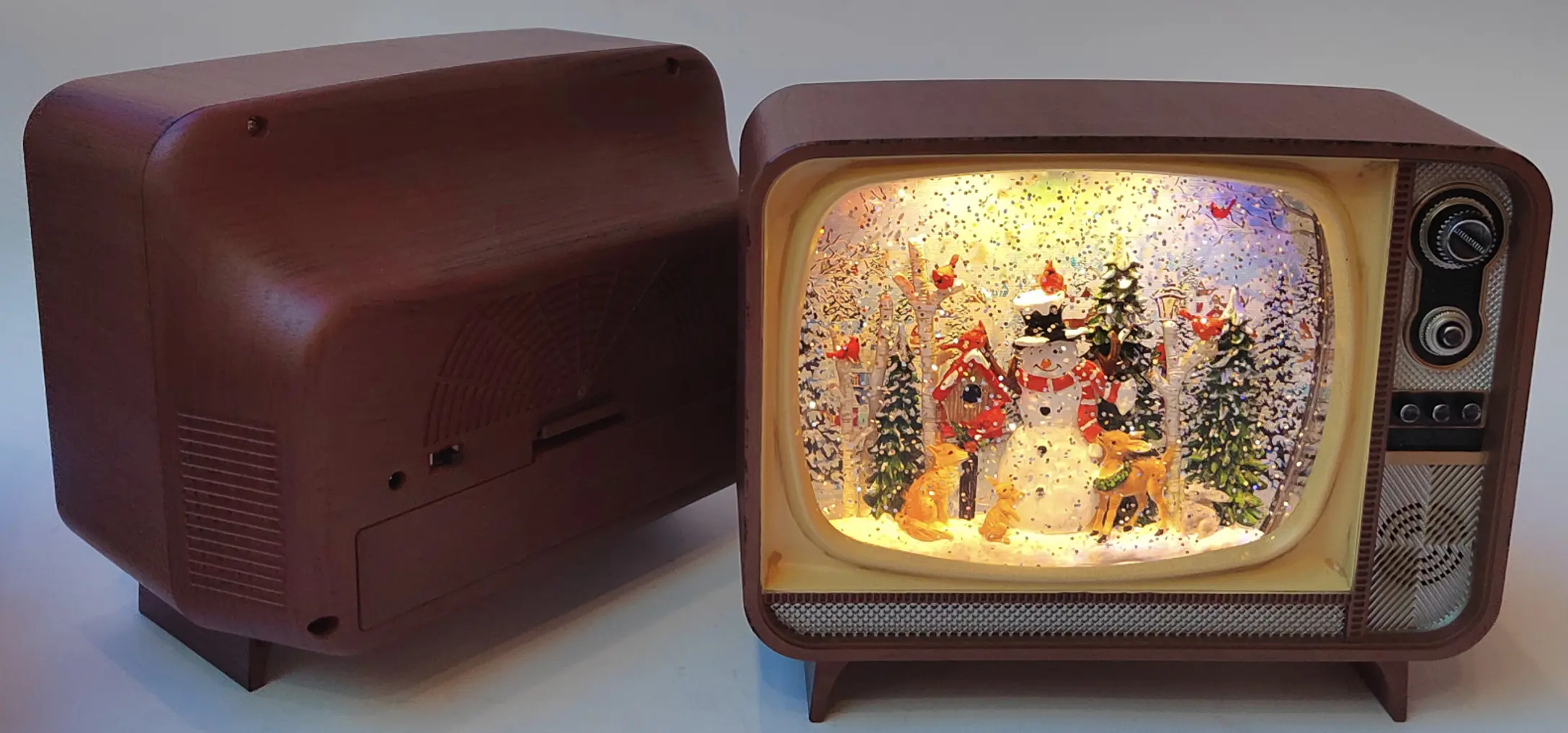 Новорічний нічник Ретро телевізор WDL-24034B XMAS - Зображення 4