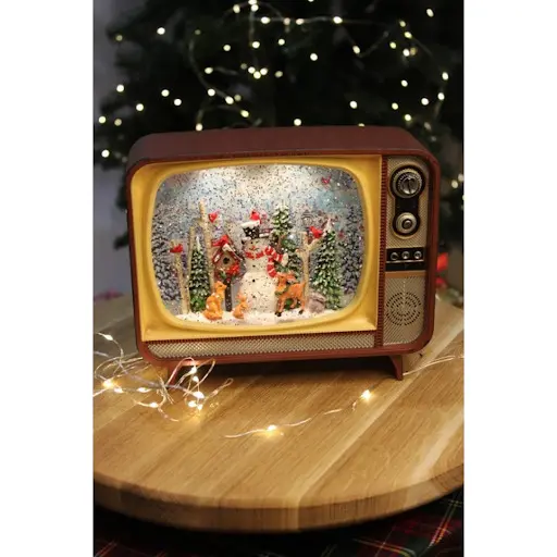 Новорічний нічник Ретро телевізор WDL-24034B XMAS - Зображення 2