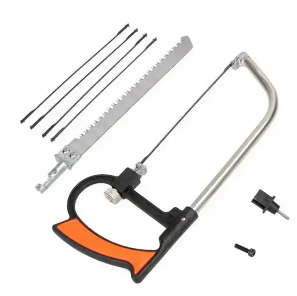 Ножівка по дереву в наборі з пилками TV One, Пилка для дерева та металу ручна - Зображення 2