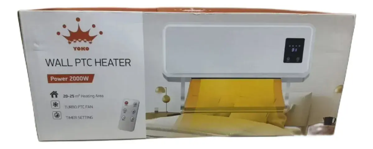 Обігрівач та охолоджувач повітря 2 в 1 з пультом дистанційного керування Prandtex 2000W - Зображення 2