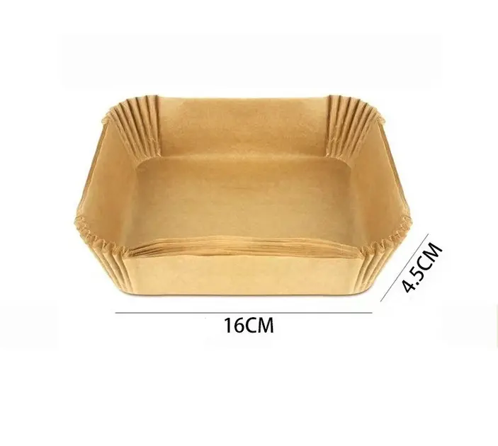 Одноразова пергаментна форма для аерогрилю 20х16х4, 5см 50шт - Зображення 4