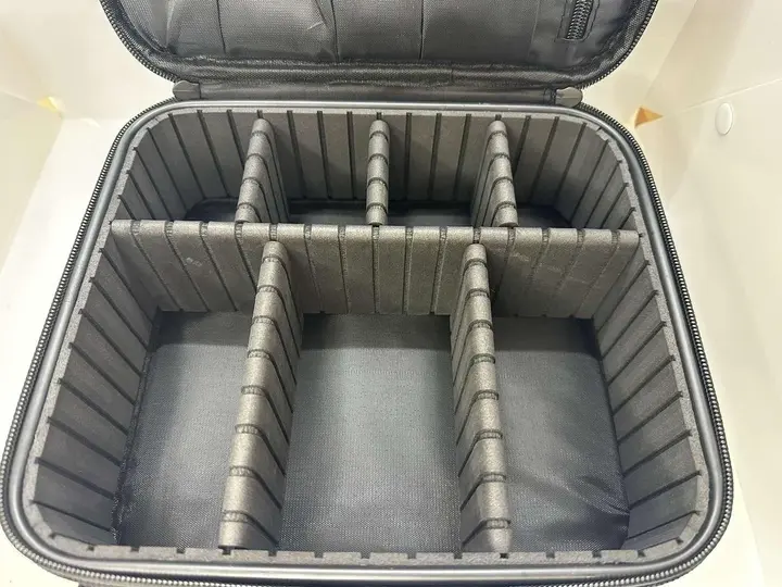 Органайзер бокс із дзеркалом бьюті кейс косметичка валіза сумка для зберігання косметики та приладдя 26х23х10 см - Зображення 3