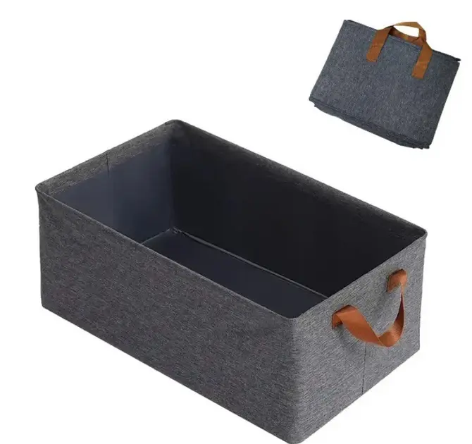 Органайзер для одягу з ручками 47х28х20 см - складний каркас