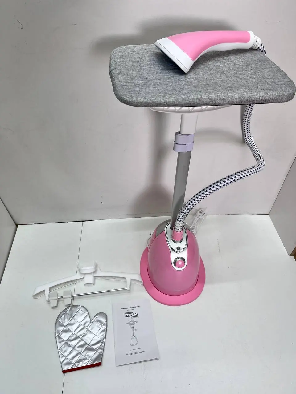 Рожевий Відпарювач вертикальний для одягу зі стійкою Zepline ZP-130 3000W - Зображення 5