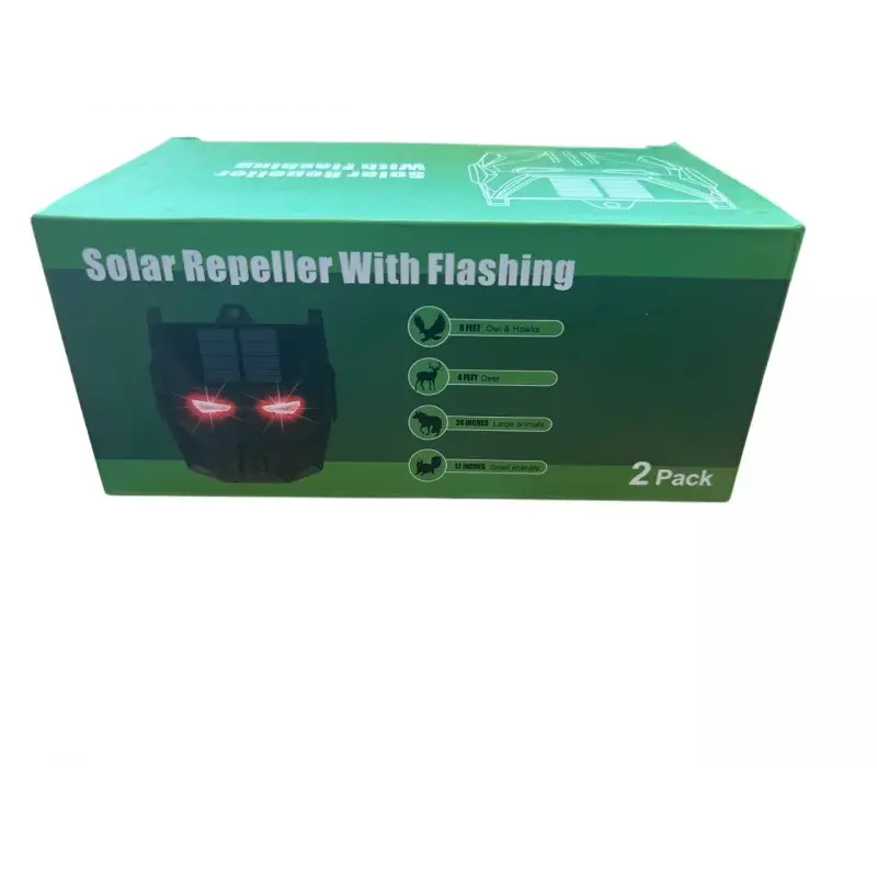 Відлякувачі тварин "Нічний захист" BaseTech 2 штуки Solar Repeller With Flashing - Зображення 4