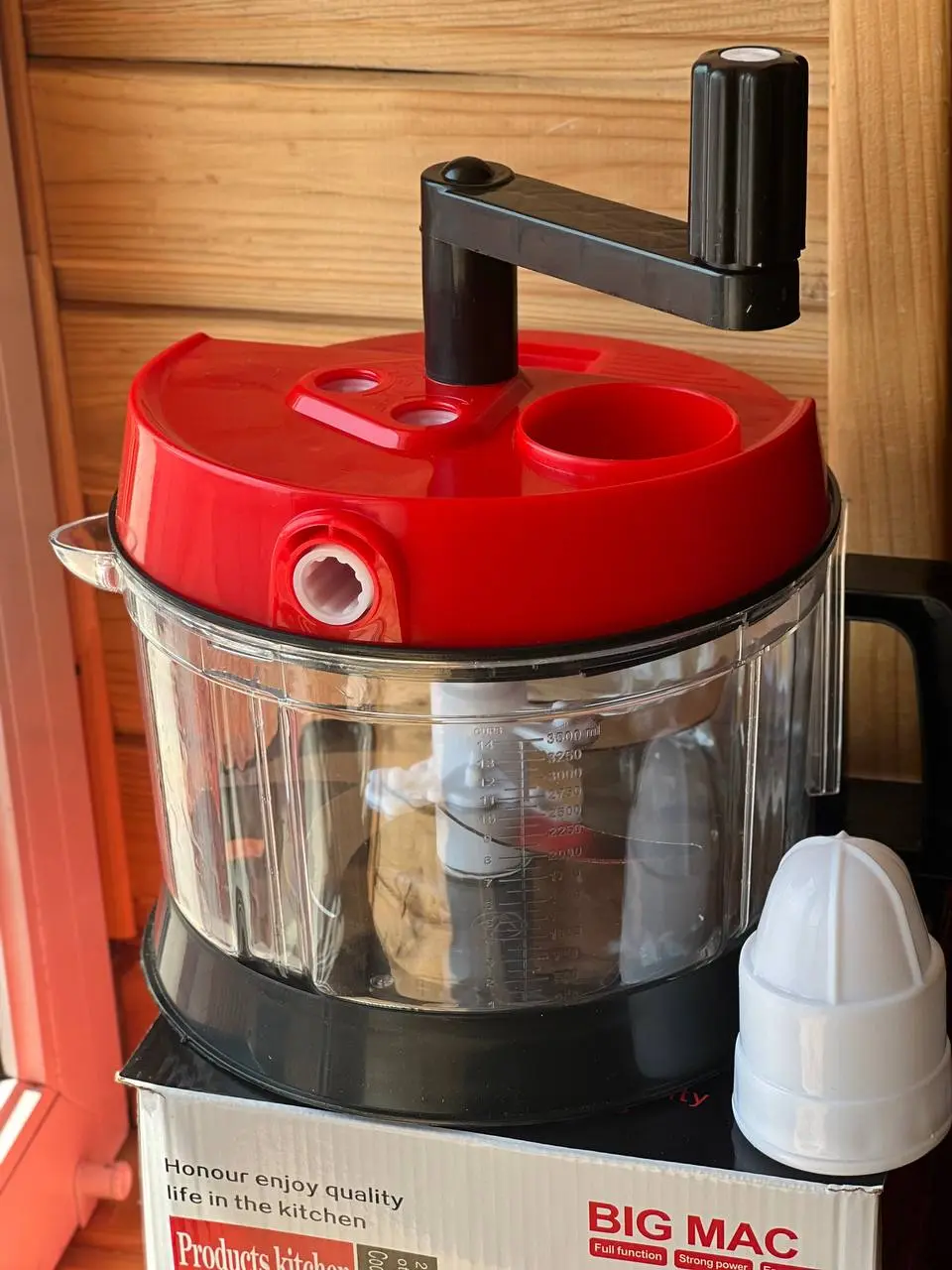 Овочерізка кухонний подрібнювач BIG MAC Hand cranked vegetable slicer AND LY-974 - Зображення 4