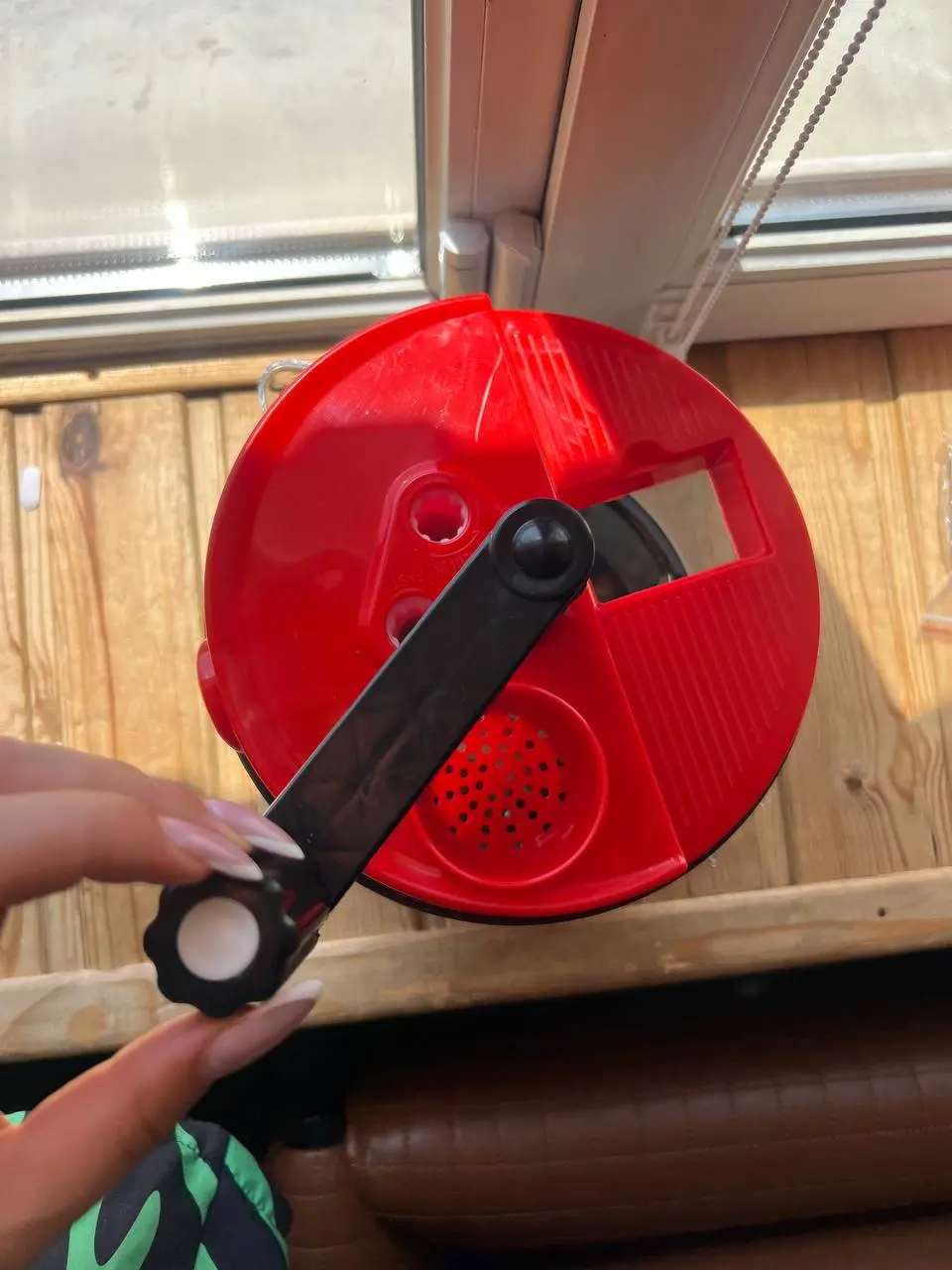 Овочерізка кухонний подрібнювач BIG MAC Hand cranked vegetable slicer AND LY-974 - Зображення 3