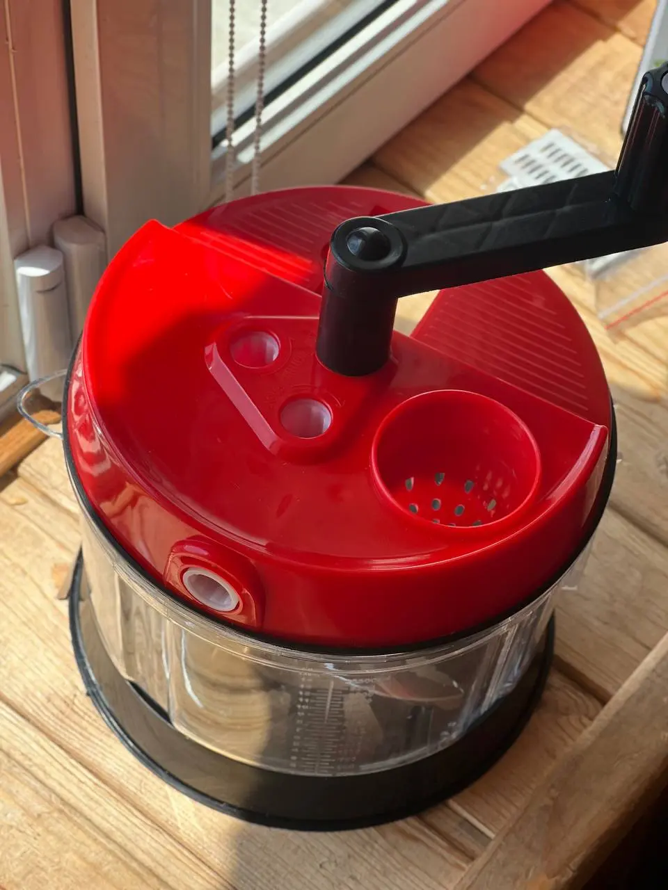 Овочерізка кухонний подрібнювач BIG MAC Hand cranked vegetable slicer AND LY-974 - Зображення 5