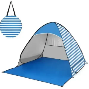 Намет пляжний синій 150/165/110 автоматичний пляжний намет зі шторкою
