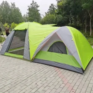 Намет туристичний 6042 з навісом (для 4 осіб + тамбур та москітна сітка)