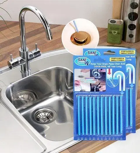 Палички від засмічення зливу раковини та каналізації Sani Sticks - Зображення 8