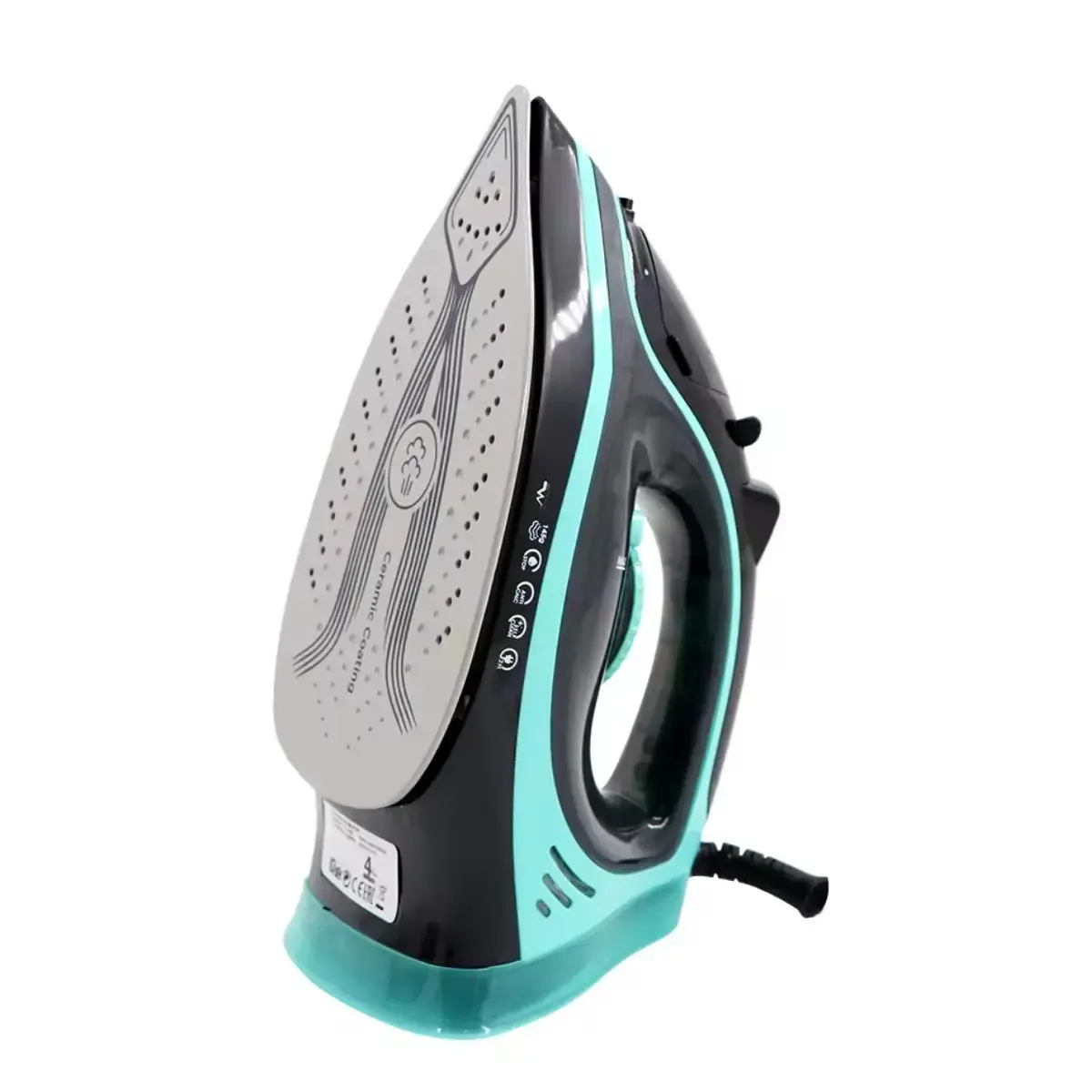 Парова праска RAF R.1250B 2200 Вт з керамічною підошвою, Електрична парова праска - Зображення 3