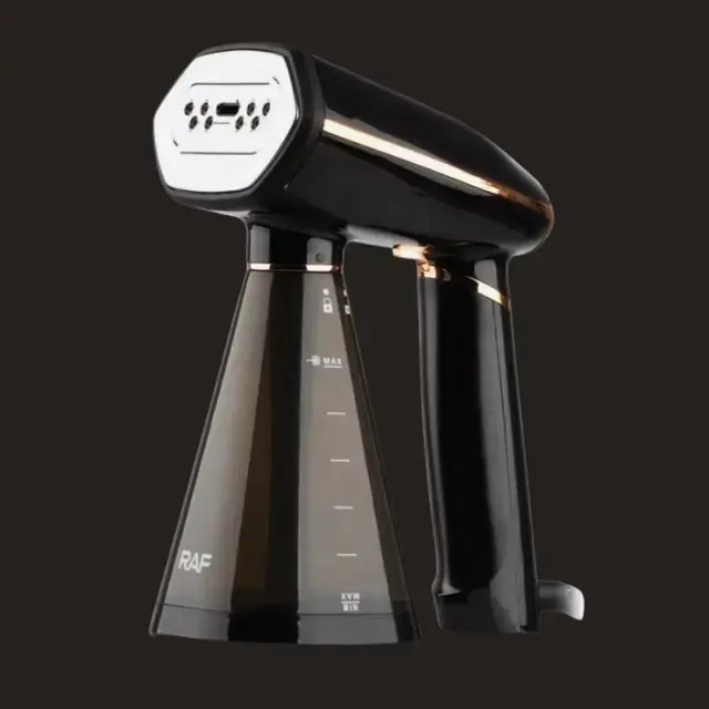 Парова ручна вертикальна праска-щітка RAF R-1272 потужний відпарювач для речей, одягу та білизни з насадками для делікатних тканин. - Зображення 6