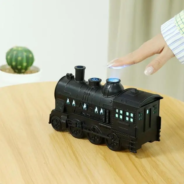 Паровий зволожувач повітря Поїзд з підсвічуванням, зволожувач аромадифузор для дому NM2100 - Зображення 6