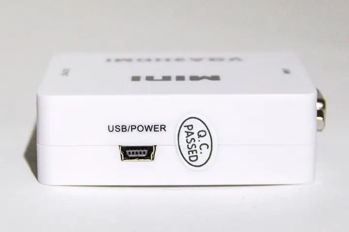 Перехідник VGA на HDMI конвертер для ПК, ноутбука, відео реєстратора адаптер перетворювач з аудіо та зовнішнім живленням HDMI - VGA VGA2HDMI(4272) - Зображення 3