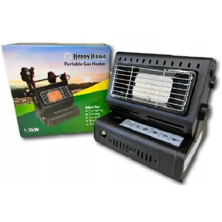 Переносний газовий обігрівач-плитка 2в1 Happy Home - Зображення 2
