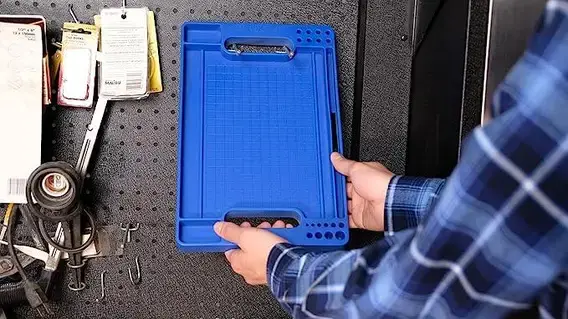 Переносний лоток для інструментів 35,6х23х2,4см, FLEXMAT / Силиконовий органайзер для зберігання інструментів - Зображення 2