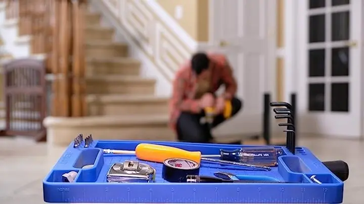 Переносний лоток для інструментів 35,6х23х2,4см, FLEXMAT / Силиконовий органайзер для зберігання інструментів - Зображення 3